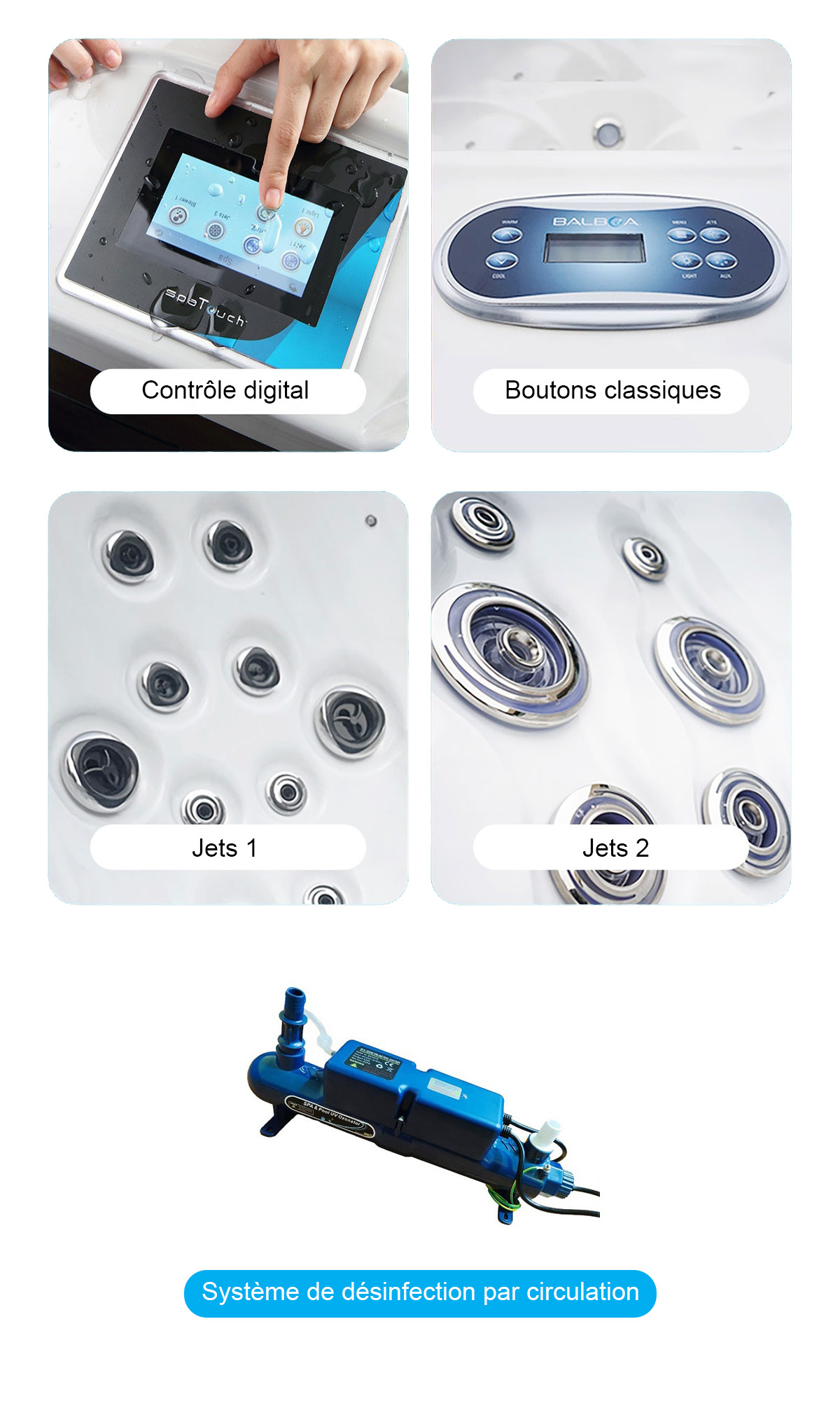 Controle Et Jets Infinity